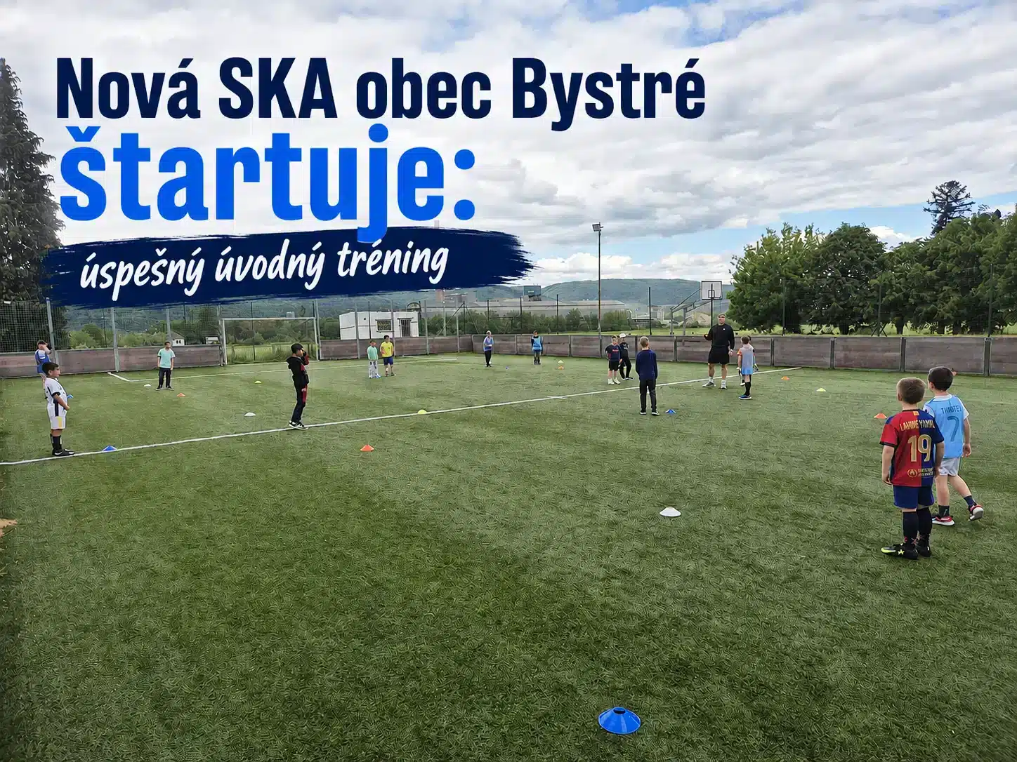 Nová SKA obec Bystré štartuje úspešný úvodný tréning