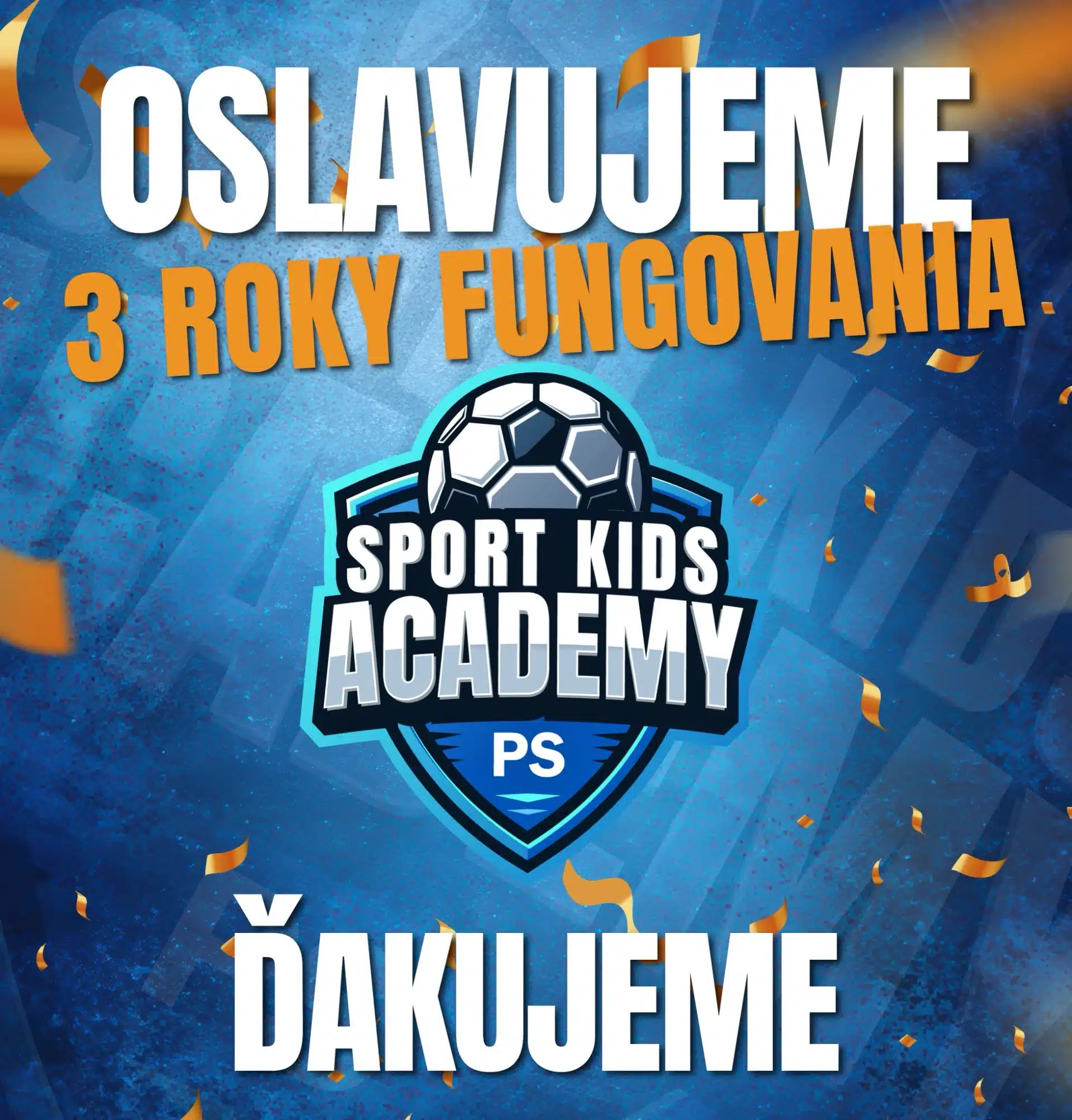 oslavujeme 3 roky fungovania